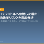 wti oil surge analysis 20260708 eyecatch
